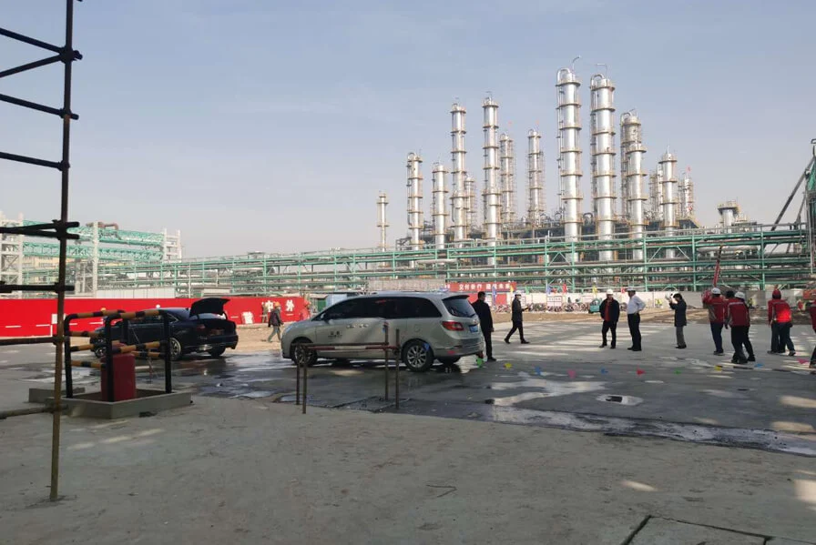 Hệ thống theo dõi điện diacid 300,000 t/y của Sơn Đông hualu HENGSHENG Chemical co., LTD.